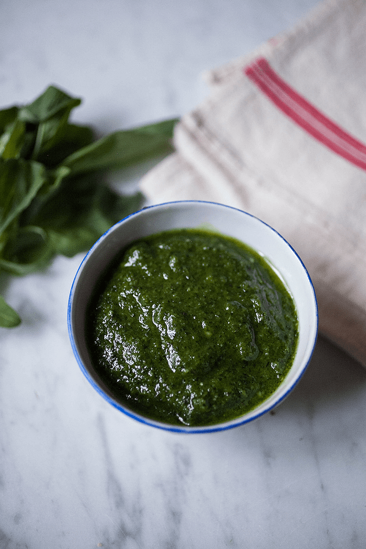 Basil Pesto { Vegan}_6_Gold&Thyme