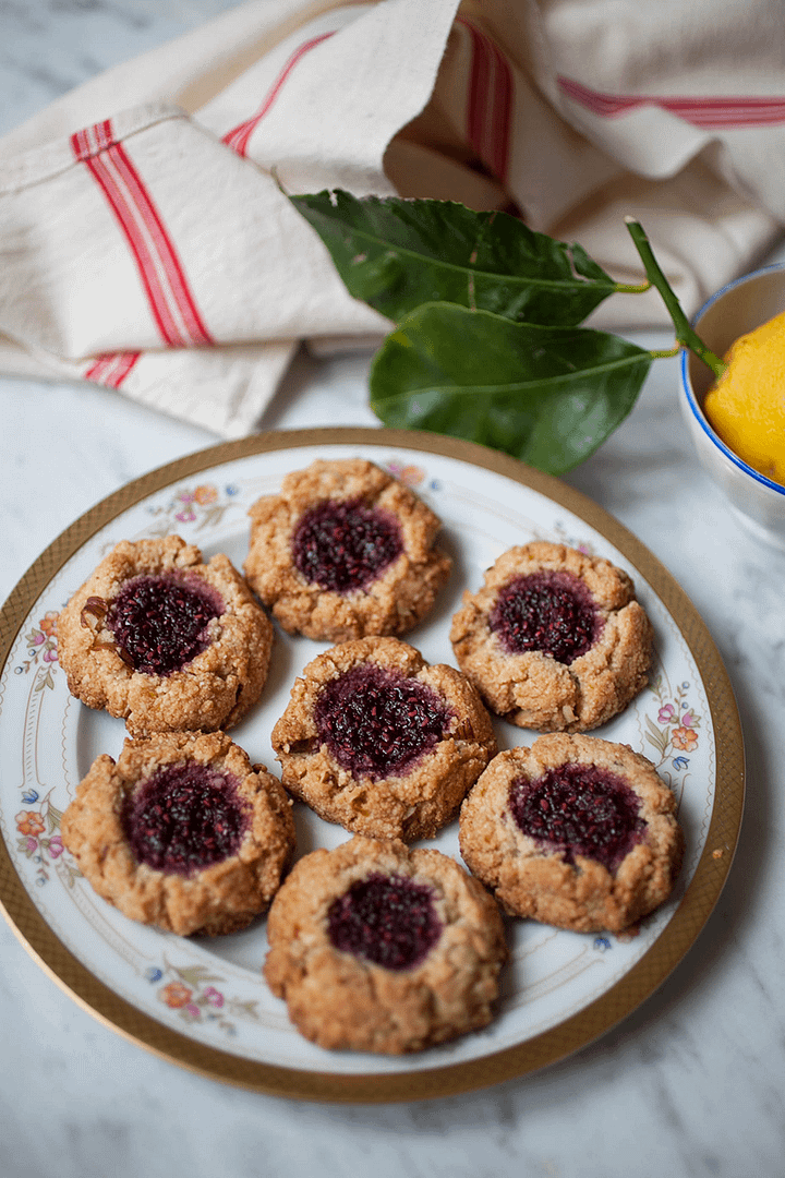 Raspberry Lemon Thumbprint Cookies_8_Gold&Thyme